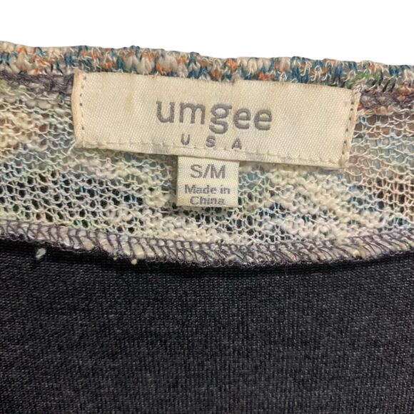 Umgee Womens Sleeveless Open Front Tasseled Mid Length Cardigan S/M Boho Western - Picture 4 of 8